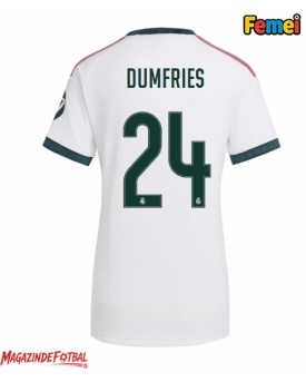 Real Madrid Denzel Dumfries #24 Tricou Fotbal Replică 2026-27 Femei Acasa Real Madrid Denzel Dumfries #24 Tricou Fotbal Replică 2026-27 Femei Acasa